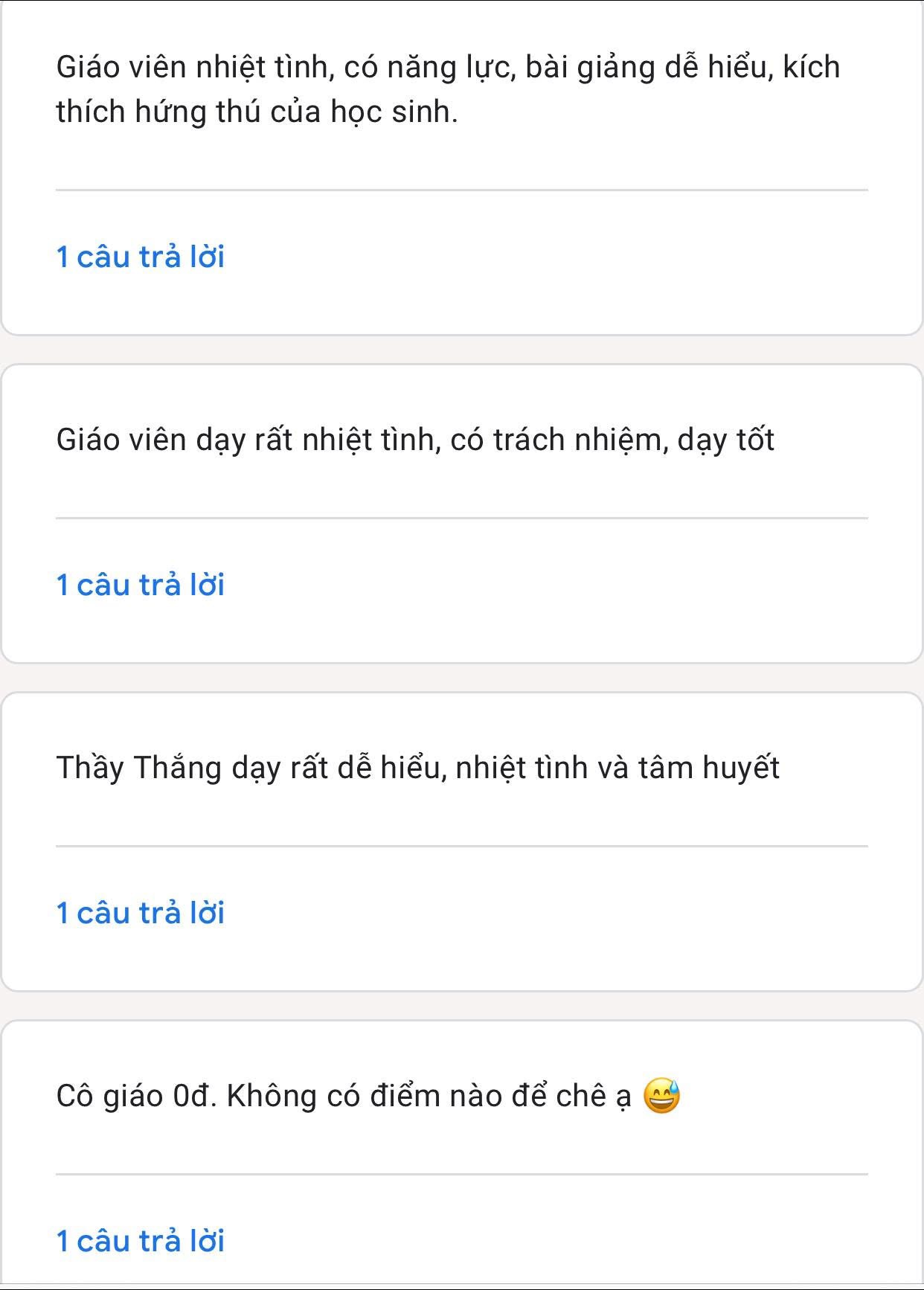 Feedback của học viên · 3